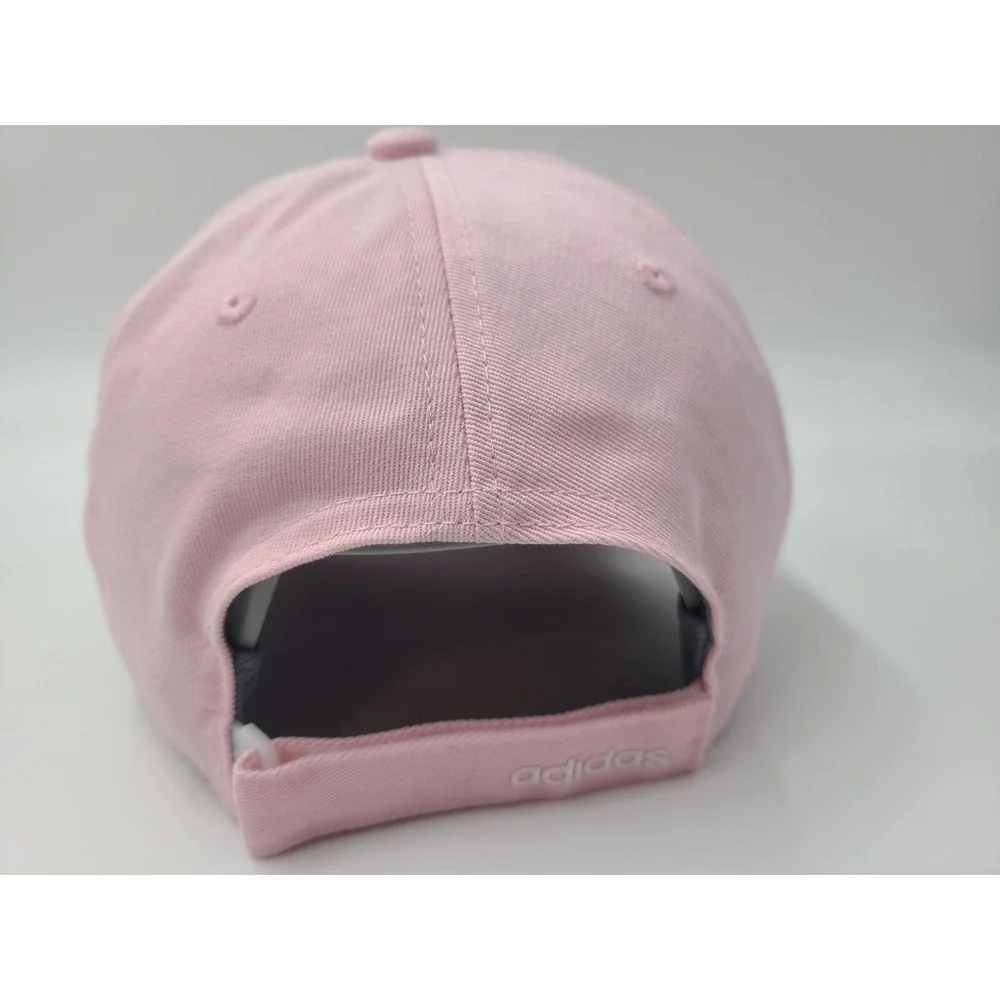 Women Adidas Aeroready Adjustable Hat Cap Baseball Golf Tennis Casual Pink White